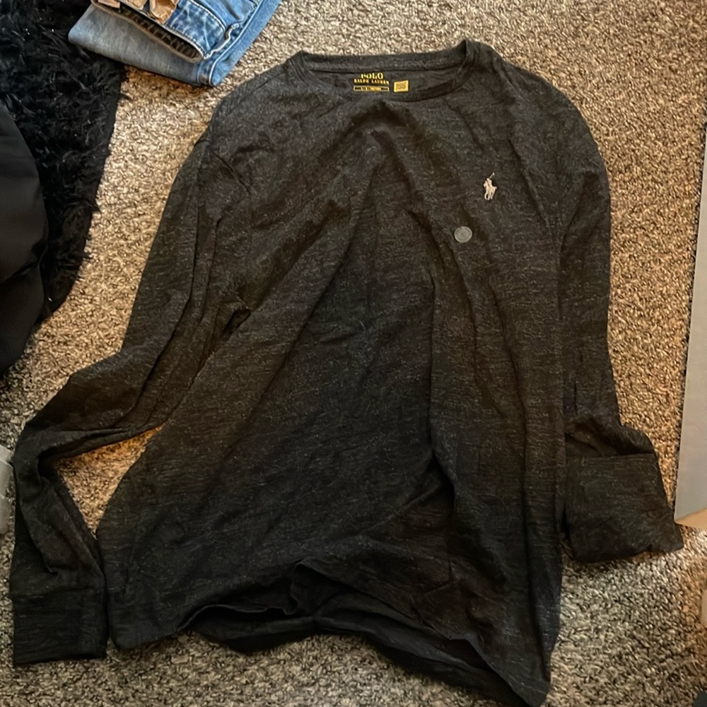 Size large polo long sleeve shirt